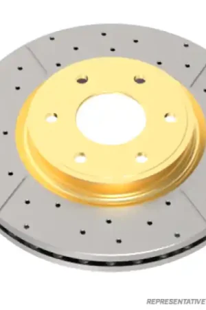 Secure Checkout DBA 05-06 Scion tC Rear Drilled & Slotted Street Series Rotor