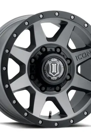 ICON Rebound 17x8.5 8x6.5 13mm Offset 5.25in BS 121.4mm Bore Titanium Wheel Cheap