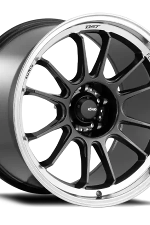 Brand New Konig Hypergram 18x8.5 5x112 ET43 Metallic Carbon w/ Machined Lip