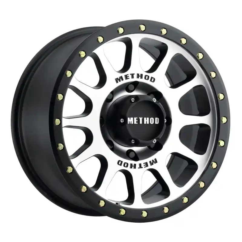Reduced Price Method MR305 NV 17x8.5 0mm Offset 8x6.5 130.81mm CB Machined/Black Street Loc Wheel