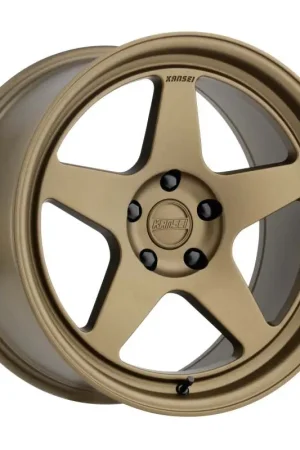 Worldwide Shipping Kansei K12B Knp 17x8.5in / 6x135 BP / 0mm Offset / 87.1mm Bore - Bronze Wheel