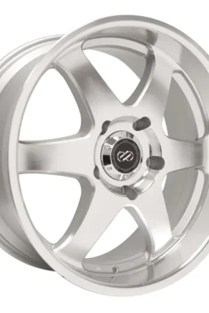 Enkei ST6 17x8 10mm Offset 5x127 Bolt Pattern 71.6 Bore Dia Silver Machined Wheel Get Yours