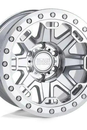 Same Day Shipping BRRFT 17X8.5 8X170 SLVR-MIR-SS-BLT -38MM