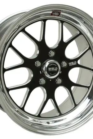 Weld S77 18x11 / 5x4.5 BP / 3.2in. BS Black Wheel (Low Pad) - Non-Beadlock New Release