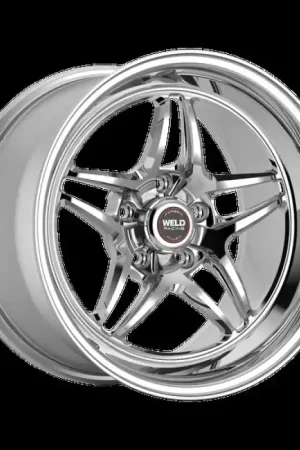 Markdown Weld S81 18x9 / 5x115 BP / 6.1in BS Polished Wheel (High Pad) - Non-Beadlock
