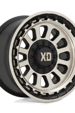 Same Day Shipping KMC XD856 Omega Matte Black With Bronze Tint Wheel