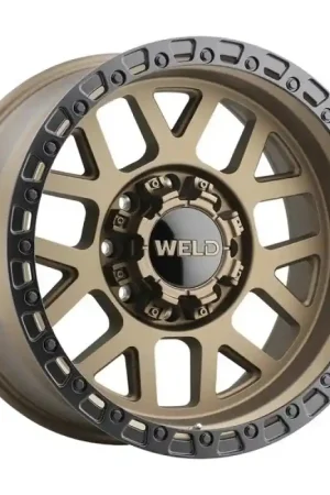 Authentic Weld Off-Road W115 20X10 Cinch8x170 ET -18 BS 4.75 Satin Bronze / Satin Black Ring 125.1 CB