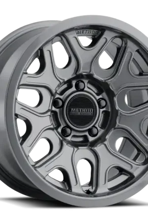 Final Sale Method MR322 / 20x9 / 8x180 BP / 12ET / 5.44in BS / 130.81mm CB - Gloss Titanium Wheel