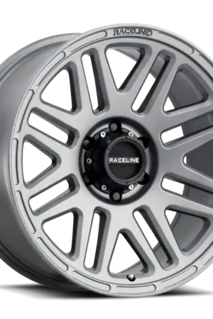 Hot Deal Raceline 944GS Outlander 18x9in / 6x120 BP / 12mm Offset / 67.1mm Bore - Greystone Wheel