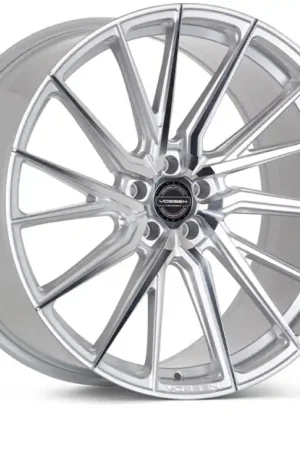 Genuine Vossen HF-4T 22x9 / 5x112 / ET32 / Flat Face / 66.5 - Silver Polished - Right Wheel