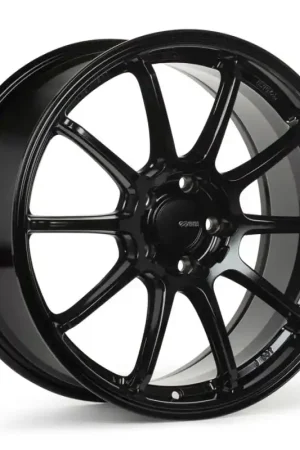 Enkei TRIUMPH 18x8.5 5x114.3 38mm Offset 72.6mm Bore Gloss Black Wheel Hot Picks