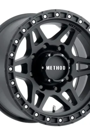 Method MR312 17x8.5 0mm Offset 8x6.5 130.81mm CB Matte Black Wheel New Release