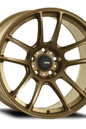 Konig Heliogram 15X7 4X100 ET35 Matte Bronze Knurled Bead Flow Formed Today Only