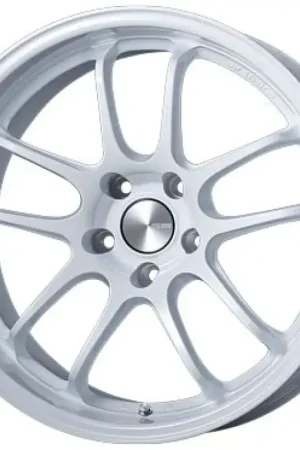 Enkei PF01EVO 17x9.5 22mm Offset 5x114.3 75mm Bore Pearl White Wheel Special Order / No Cancel One Day Deal