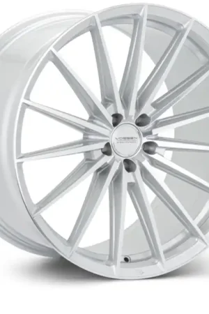 Reduced Price Vossen HFX-4 20x10.5 - 5x112 - ET25 - Deep - 66.5 - Silver Polished Wheel