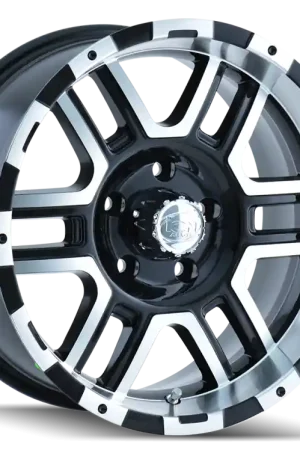 ION Type 179 17x8 / 6x139.7 BP / 10mm Offset / 106mm Hub Black/Machined Wheel Sale