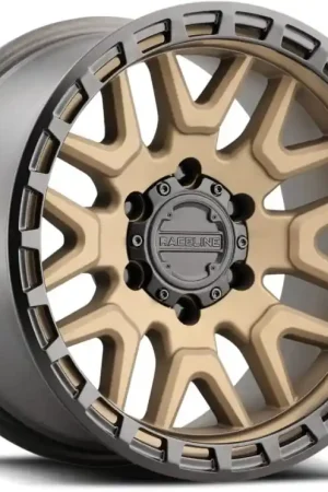 Direct From Manufacturer Raceline 953BZ Krank 20x9in / 6X139.7 BP / 0mm Offset / 106.1mm Bore - Bronze