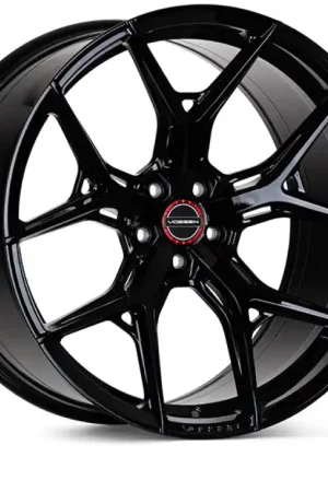 Vossen HF-5 19x8.5 / 5x112 / ET30 / Flat Face / 66.5 -GB - Gloss Black Wheel Shop Now