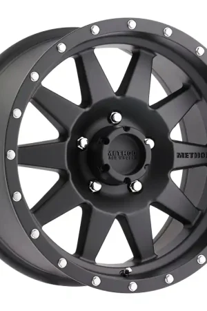 Hot Picks Method MR301 The Standard 17x8.5 0mm Offset 5x5.5 108mm CB Matte Black Wheel