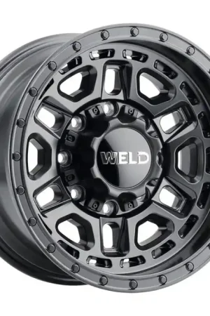 Weld Off-Road Crux 17x9in / 5x114.3 BP / ET 0 / 78.1mm Bore - Satin Black Wheel Price Drop