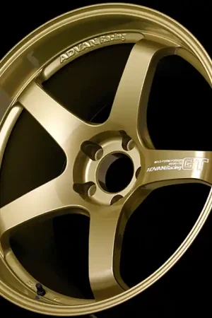 Top Pick Advan GT for Porsche 18x9.0 / +52 Offset / 5x130 / 71.6mm Bore / Racing Gold Metallic