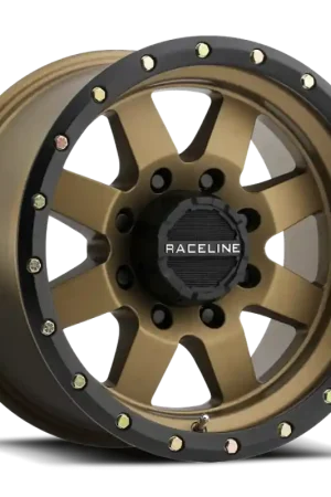 Popular Raceline 935BZ Defender 18x9in / 6x139.7 BP / 18mm Offset / 107.95mm Bore - Bronze Wheel