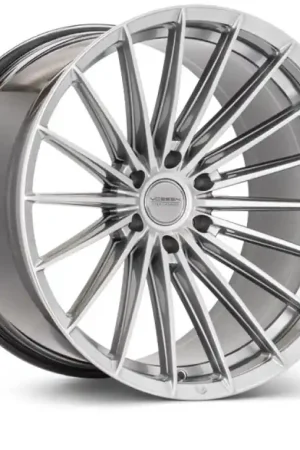Top Rated Vossen HFX-4 20x10 - 6x139.7 - ET-18 - Super Deep - 106.1 - Hyper Silver Wheel