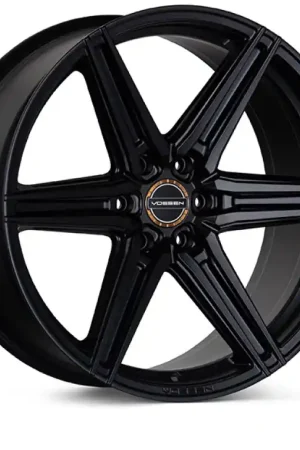 Vossen HF6-2 24x10 / 6x135 / ET25 / Deep Face / 87.1 - Satin Black Wheel Factory Price