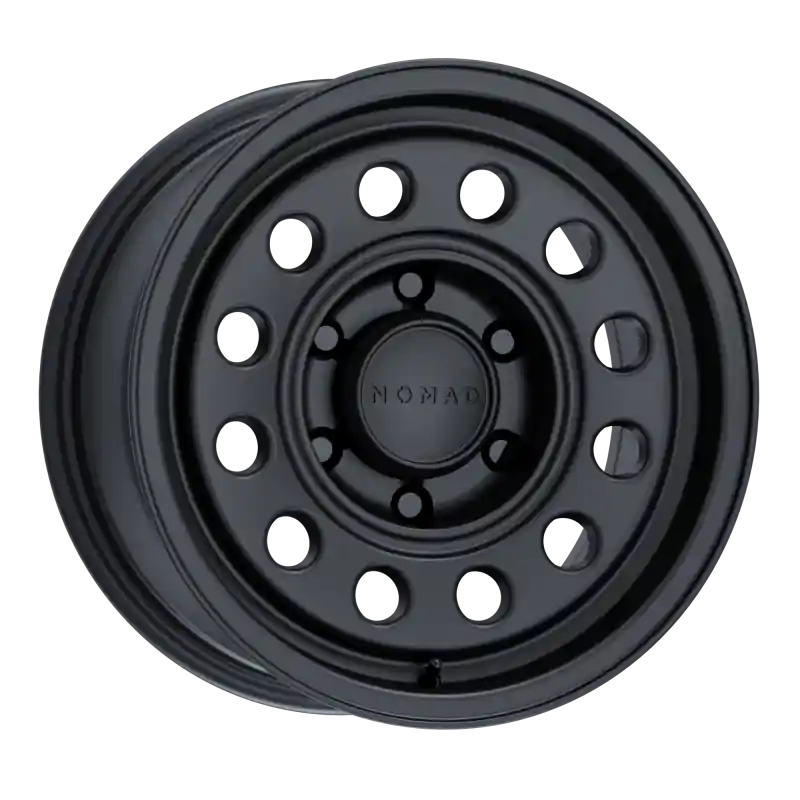 Limited Time Nomad N501SB Convoy 17x8.5in / 5x127 BP / 0mm Offset / 78.1mm Bore - Satin Black Wheel