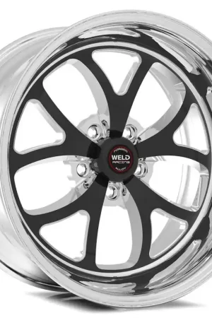 Weld S76 18x12 / 5x4.75 BP / 8.6in. BS Black Wheel - Non-Beadlock Handmade