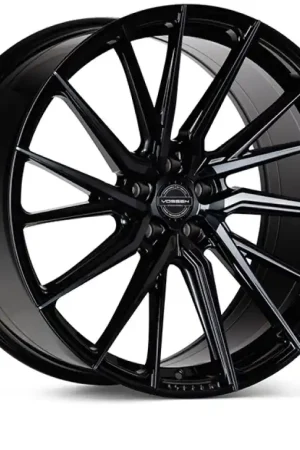 Vossen HF-4T 20x9 / 5x112 / ET25 / Flat Face / 66.5 TINTED - Gloss Black - Right Wheel Wholesale