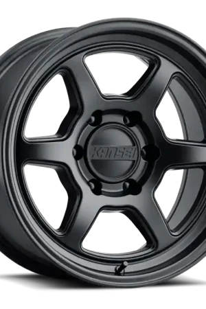 Kansei K14MB Roku 17x8.5in / 6x139.7 BP / 0mm Offset / 106.1mm  Bore - Matte Black Price Cut