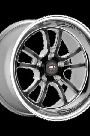Direct From Manufacturer Weld S70 RT-S 17x10.5in / 5x112 BP / 7.3in. BS - Black Center - Polished Shell Wheel