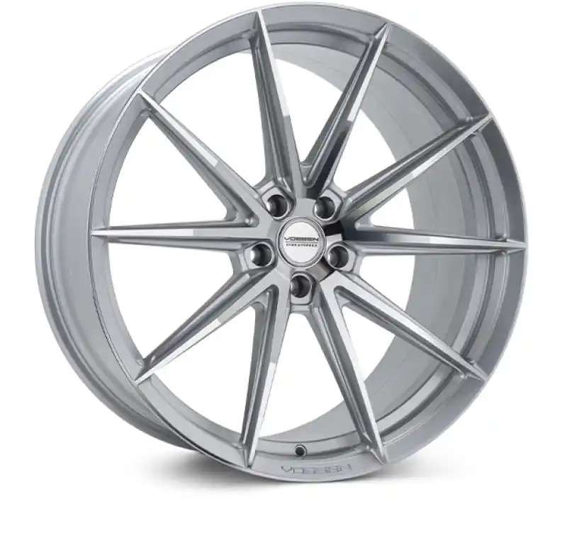 Vossen HFX-2 22x10.5 / 5x112 / ET35 / Deep Face / 66.5 - Silver Polished Wheel Original