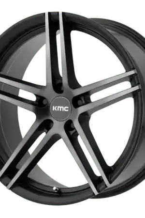 Warranty Included KM703 18X9.5 5X112 S-BLK TITAN FACE 45MM