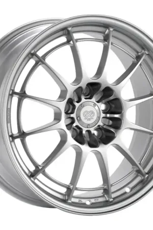 Enkei NT03+M 18x10 5x130 60mm Offset 71.6mm Bore Silver Wheel Viral
