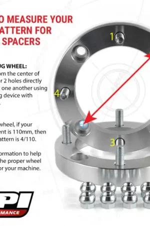 EPI 4/156 Wheel Spacer 1.5 in. Low Price
