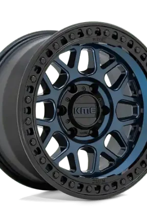 Shop Now GRS 18X8.5 6X120 66 +0 MN-BLUE GBLK-LP