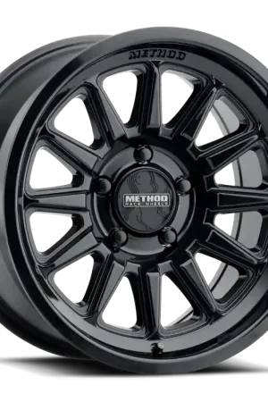 Method MR323 17x9 / 6x5.5 BP / -38ET / 3.47in BS / 106.25mm CB - Gloss Black Wheel Final Sale