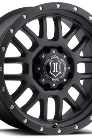 ICON Alpha 20x9 8x170 0mm Offset 5in BS 125.2mm Bore Satin Black Wheel Low Price