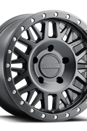 Price Cut Raceline 951B Ryno 17x9in / 6x135 BP / -12mm Offset / 87.1mm Bore - Satin Black Wheel
