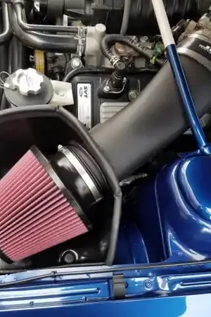 Best Price JLT 07-09 Ford Mustang GT500 Black Textured Big Air Intake Kit w/Red Filter - Tune Req