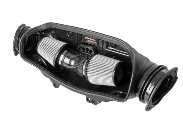 Place Order aFe 2020 Corvette C8 Track Series Carbon Fiber Cold Air Intake System With Pro DRY S Filters