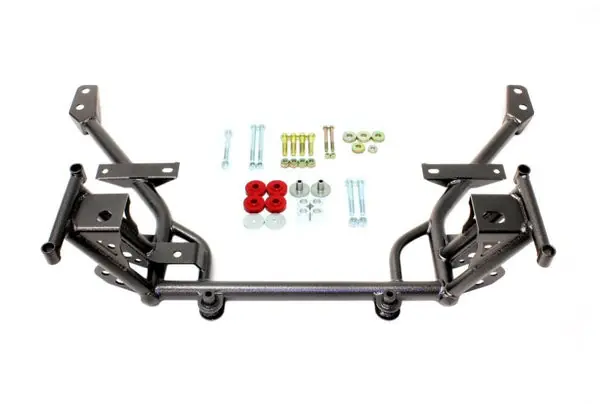 Trending BMR 05-14 S197 Mustang K-Member w/ STD. Motor Mounts and STD. Rack Mounts - Black Hammertone