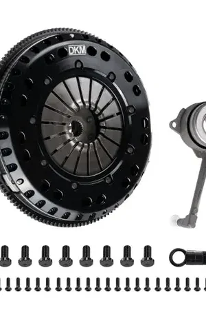 DKM Clutch 2.0 VW/Audi A3 TSI 8 Bolt Motor MS Twin Disc Clutch w/Steel Flywheel (660 ft/lbs Torque) Popular