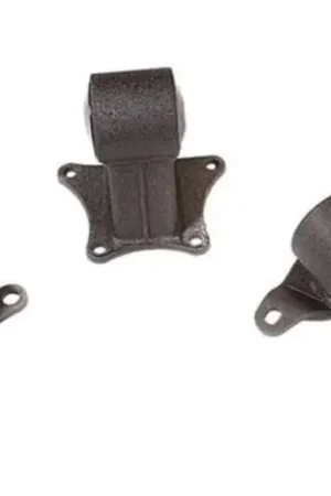 Handmade Innovative 90-93 Honda Accord Conversion (F-Series/RH Mount) Black Aluminum Mount 85A Bushing