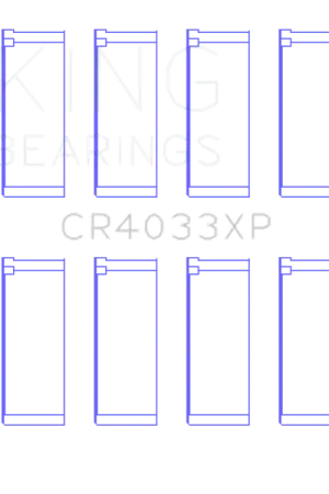 Super Sale King Engine Bearings Honda F20C/F22C/97-01 H22A4 Rod Bearing Set - Size +0.25mm