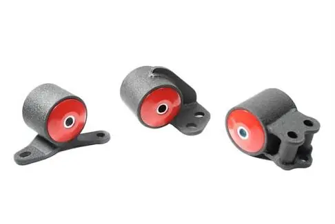 Innovative 90-93 Integra B-Series Black Steel Mounts 60A Bushings Premium