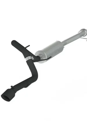 New Release MBRP 10-18 Toyota 4 Runner BLK 4in O.D Tip Single Rear Exit 2.5in Cat Back Exhaust