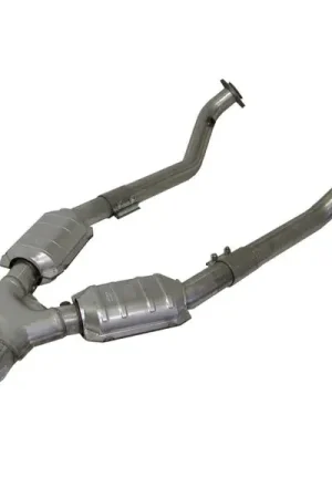 While Supplies Last BBK 96-98 Mustang 4.6 GT High Flow X Pipe With Catalytic Converters - 2-1/2